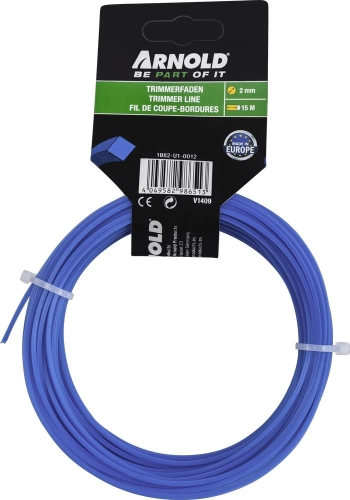 Fil de coupe-bordure carré en nylon 2,0 mm × 15 m