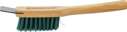 Brosse de nettoyage avec racloir pratique pour matériel de jardinage