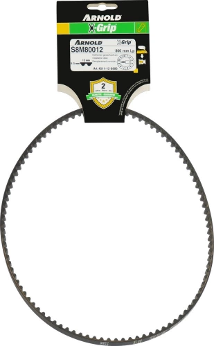 Courroie dentée trapézoïdale X-Grip de type 120S8M800