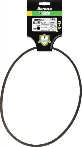 Courroie trapézoïdale X-Grip V de type 3L340