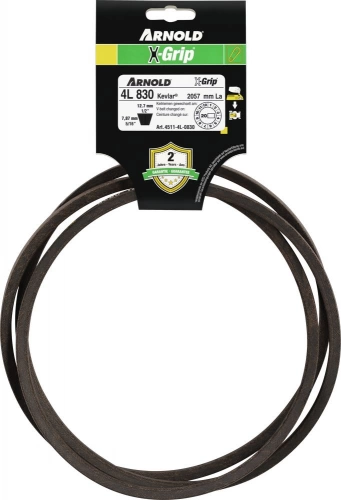 Courroie trapézoïdale X-Grip V de type 4L830