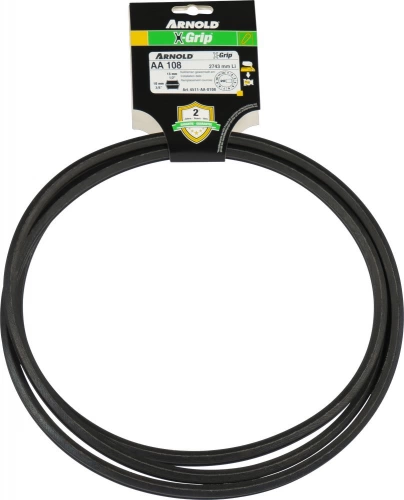 Courroie hexagonale X-Grip de type AA 108