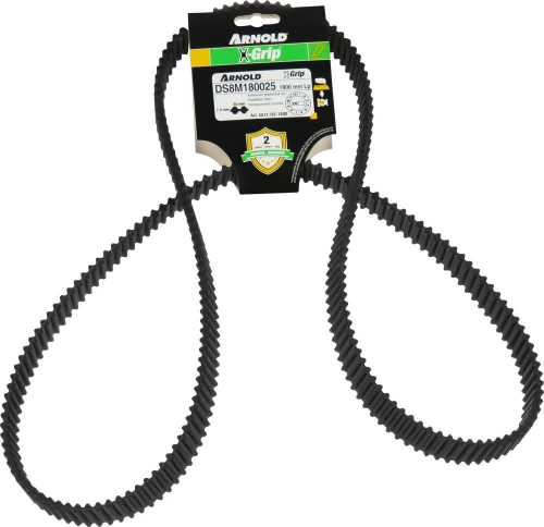 Courroie dentée trapézoïdale X-Grip de type 25DS8M1800