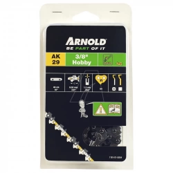 Chaîne de tronçonneuse 3/8", 1,3 mm - 54 maillons d’entraineurs - gouges demi-rondes