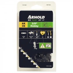 Chaîne de tronçonneuse 3/8", 1,3 mm - 56 maillons d’entraîneurs - gouges demi-rondes