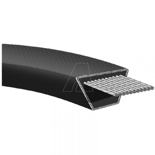 Courroie HA de poulie 12,7 × 1981 (A78)