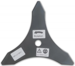 Lame de coupe pour débroussailleuse 255 mm, 3 dents, TC Ø 20,0 mm, 3,0 mm