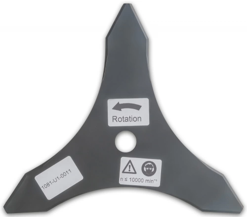 Lame de coupe pour débroussailleuse 255 mm, 3 dents, TC Ø 20,0 mm, 3,0 mm