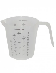 BROC Pour mélange 2 temps. Graduation 2%, 3%, 5% et 8%. Capacité 500 ml