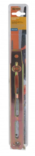 Kit d'affûtage avec jauge et curette de guide + porte lime Ø: 4mm