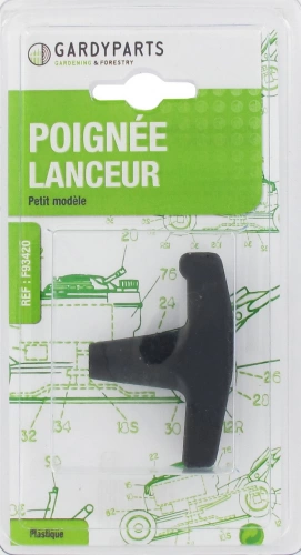 Poignée de lanceur universelle pour tronçonneuses, débroussailleuses