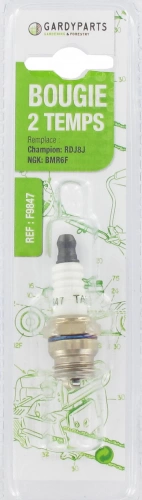 Bougie d'allumage adaptable sous coque remplace RDJ8J - CNR8E, NGK: BMR6F