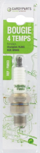 Bougie d'allumage adaptable sous coque remplace RL86C / CR8S, NGK: BR6HS