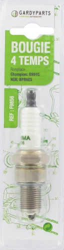 Bougie d'allumage adaptable sous coque remplace RN9YC / SCR9C,  NGK: BPR6ES