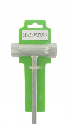 Clé à bougie d'allumage avec carré vidange mâle de 9,5mm Dimensions: 19 x 21mm