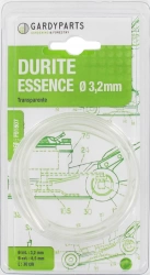 Durite transparente carburant, L: 30cm, Ø: ext: 6,1mm, Ø int: 3,2mm