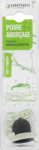 Poire d'amorçage adaptable BRIGGS & STRATTON, pour moteurs Quantum 5, 5,5 & 6 ch