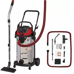 Aspirateur eau/poussière TE-VC 2340 SACL - 1200W - cuve inox 40L - prise synchro - filtre classe L