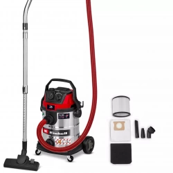 Aspirateur eau et poussières – TE-VC 2580 SACL – 1100 W – Cuve inox 25 L – Filtre HEPA – Classe L