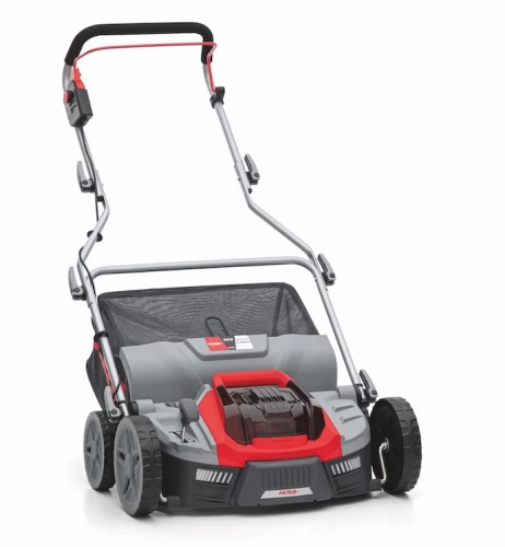 Scarificateur-aérateur sans fil IBSR36B - bac 45L - largeur de coupe 36cm - livré avec batterie et chargeur Bosch OneForAll 36V 4Ah