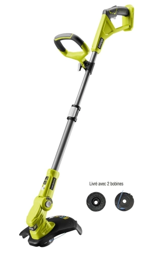Coupe-bordures sur batterie, OLT1832 RYOBI 18V, sans batterie + 2 bobines, l.30 cm