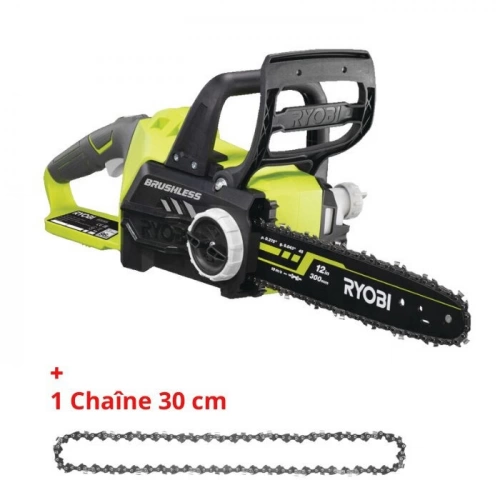 Tronçonneuse sur batterie OCS 1830-0C – 18 V – Guide 30 cm – Sans batterie ni chargeur