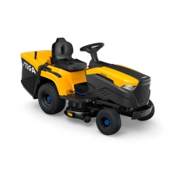 Tondeuse autoportée à batterie - Estate 584e - 1 batterie ePower 40Ah jusqu'à 5 500 m² en 1 charge - connectée - noire et jaune