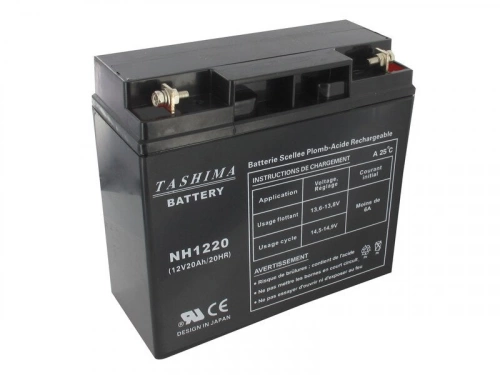 Batterie gel/agm 100% étanche pour tondeuses autoportées 12V, 20A