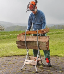 Chevalet 2 bras WOLFCRAFT Spécial tronçonneuse petit modèle