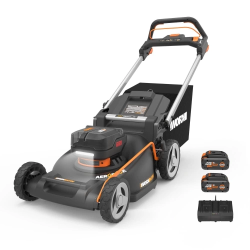 Tondeuse sur batterie WORX Wg760e.1 40 V, l.51 cm